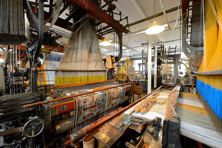Ein Museum für Weberei und Handwerk in Sachsen.