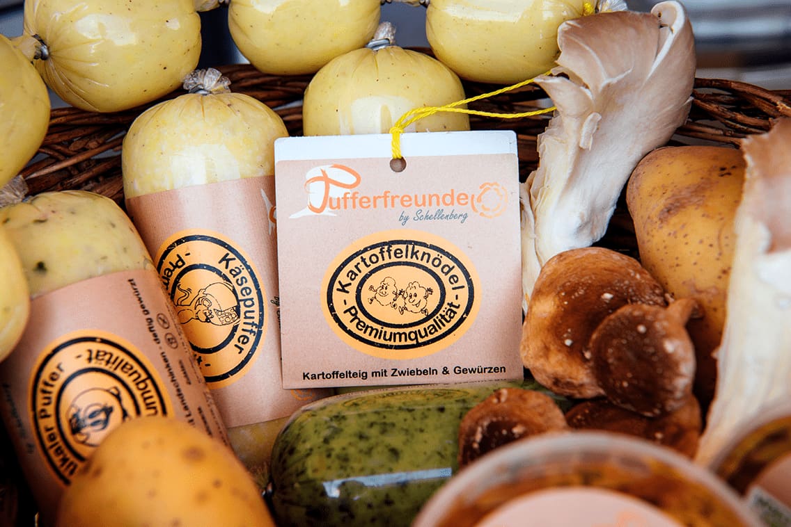 traditionelle Bambes – vogtländische Kartoffelpuffer – zum Mitnehmen