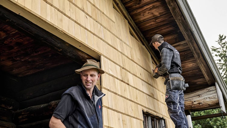Handwerk, Schindeln, Bergbauern