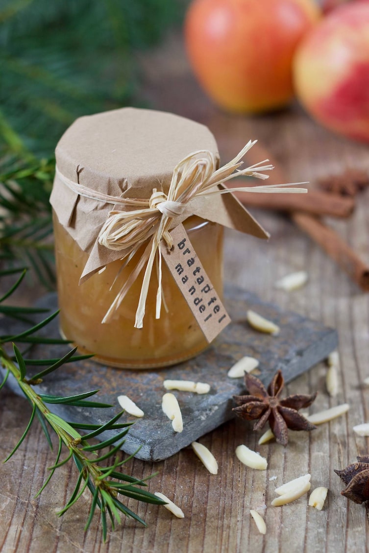 Bratapfelmarmelade, Agrana, Weihnachtsgeschenk, selbst gemacht