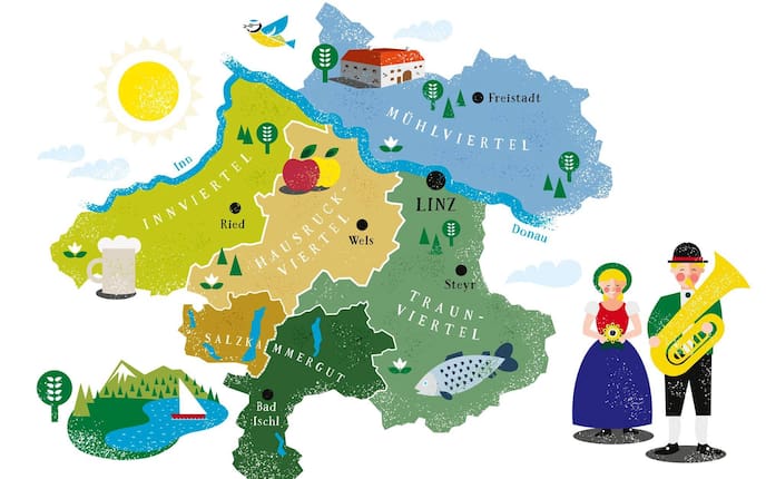 Die Regionen Oberösterreichs (Foto: Andreas Posselt)