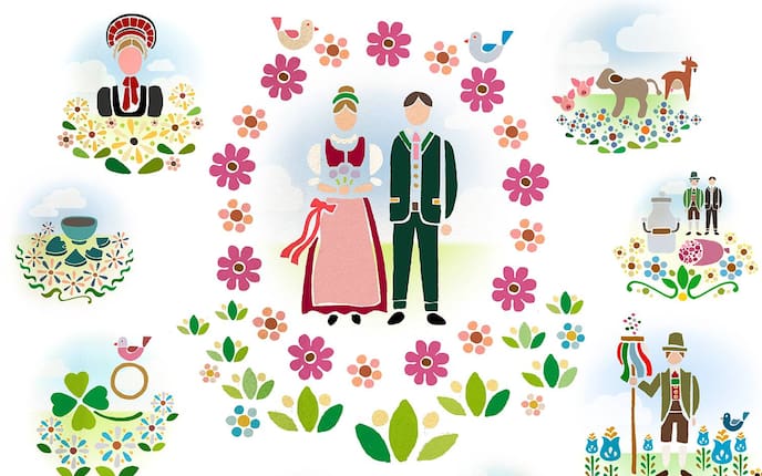 Fast vergessene Hochzeitsbräuche aus Österreich.