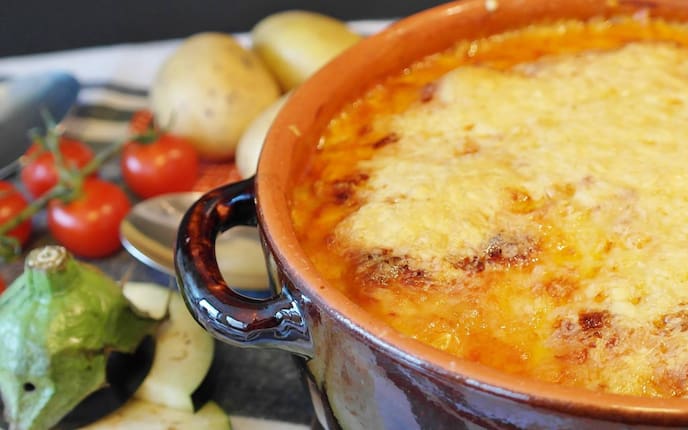 Gute Küche, Küchenwissen, Gratinieren, Auflauf, Auflaufform, Kartoffel, Käse