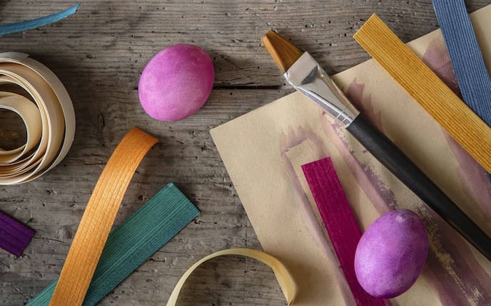 Bastelspan, Ostern, Basteln, Servus