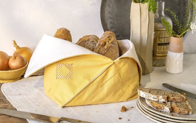 Brotkorb aus Stoff