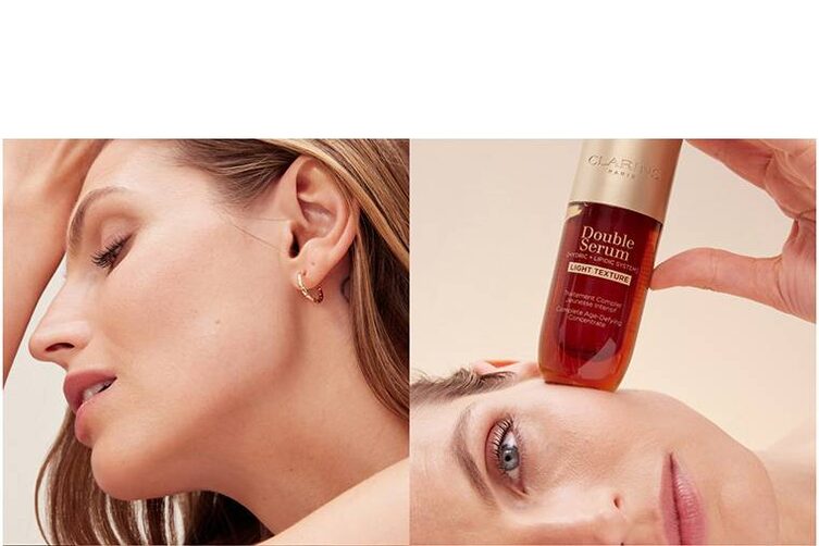 Clarins double serum light texture packshot