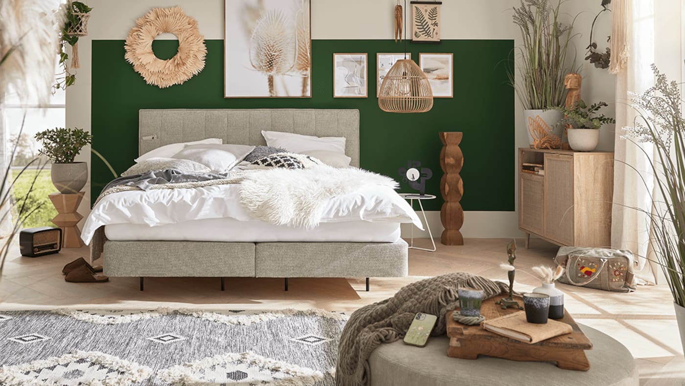 Das Boxspringbett NIRINA von ADA.