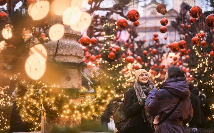 Advent beim Winterzauber im Klosterhof in Linz