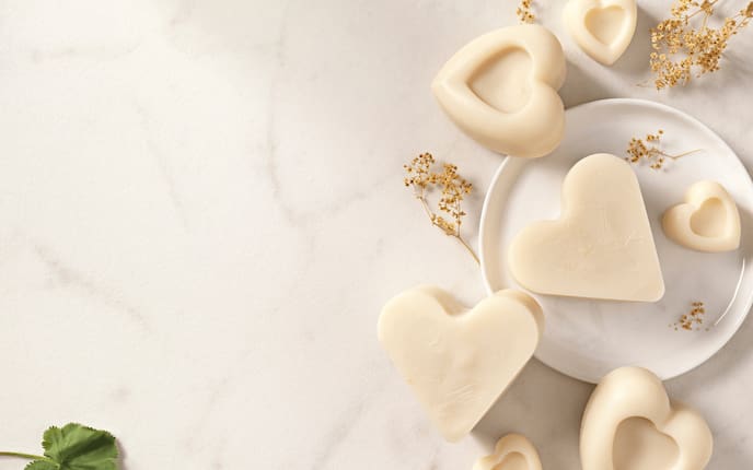 Festes Haarshampoo, Shampoo, Haare, Seife, Herz, Rezept, Naturkosmetig, Naturapotheke