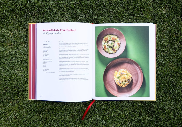 Kochbuch, Fritz Grampelhuber, Krautfleckerl, Rezept