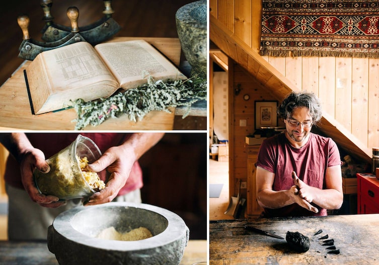Florian Gruber, Harz, Räucherkegel, räuchern, Weihrauch