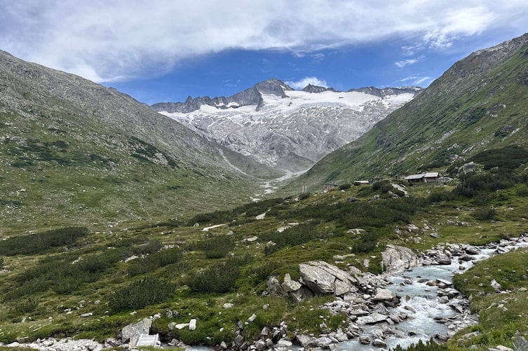 Landschaftsbild, Osnabrücker Hütte, Alpen, Berge