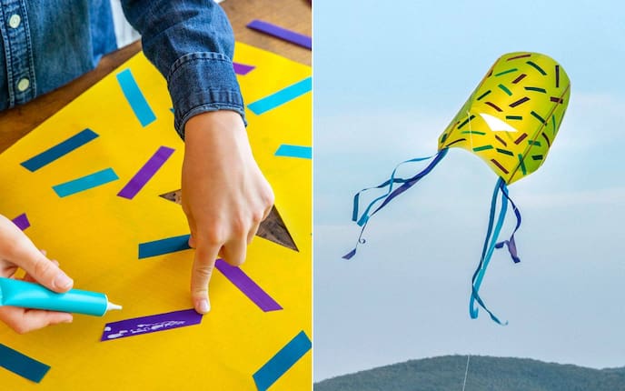 Drache basteln, Anleitung