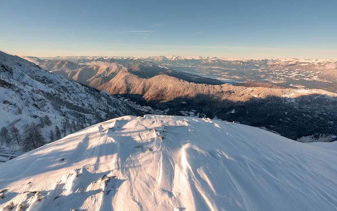 Verschneite Gipfel, Kärnten, Servus