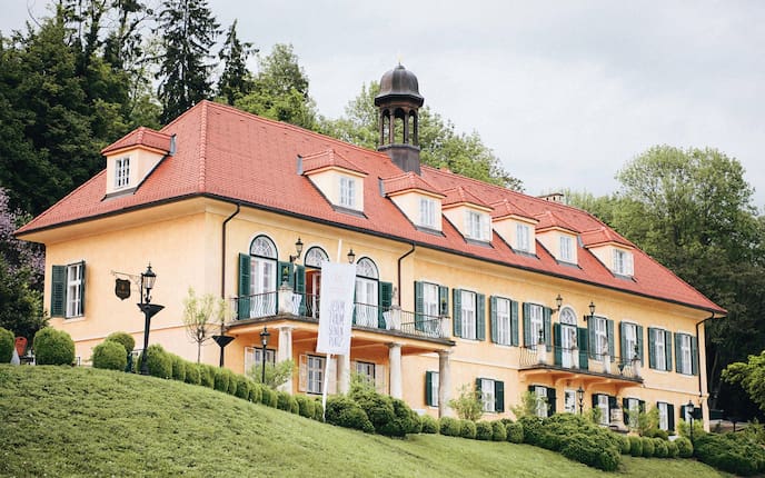 Wirtshaus, Aiola im Schloss St. Veit, Graz, Steiermark