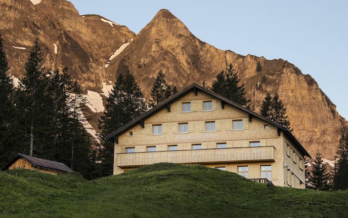 Wirtshaus, Edelweiss am Öberle, Vorarlberg, Alpengasthof