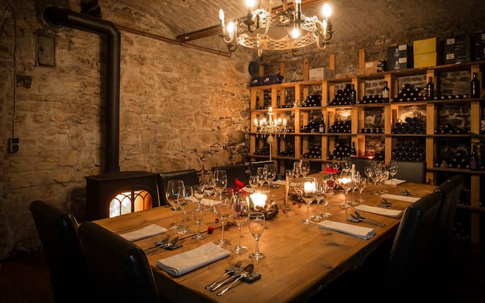 Ausflüge, Wirtshaus, Freyenstein, Weinbegleitung im Gewölbekeller, Wien