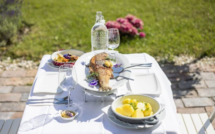 Ausflüge, Wirtshaus, Mühlsteinstube, Fisch, Leobersdorf, Niederösterreich