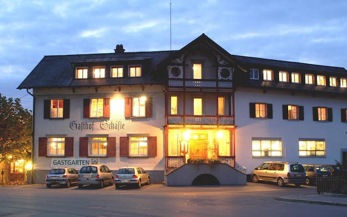 Ausflüge, Wirtshaus, Schäfle, Aussenansicht, Rankweil, Vorarlberg