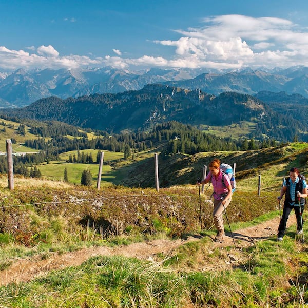 Allgäu, Riedberger Horn, Allgäuer Alpen, Wandern, Weitwandern