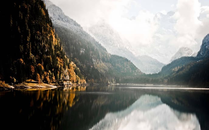 Idylle am Fuße des Dachsteins. (Bild: Michael Reidinger)