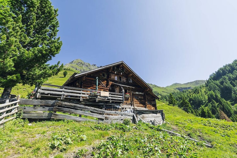 Hütte im Tal der Almen