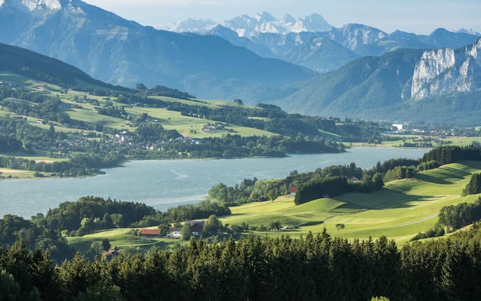 Blick auf den Irrsee