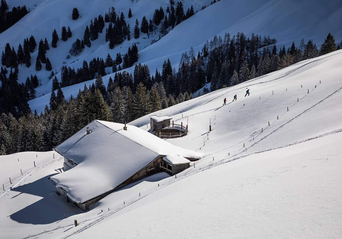 Wandern inmitten traumhafter Winterkulisse in den Kitzbüheler Alpen