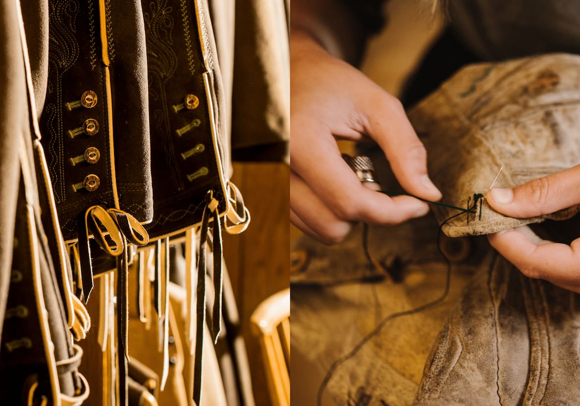 Lederhosen, Schneiderei, Handwerk