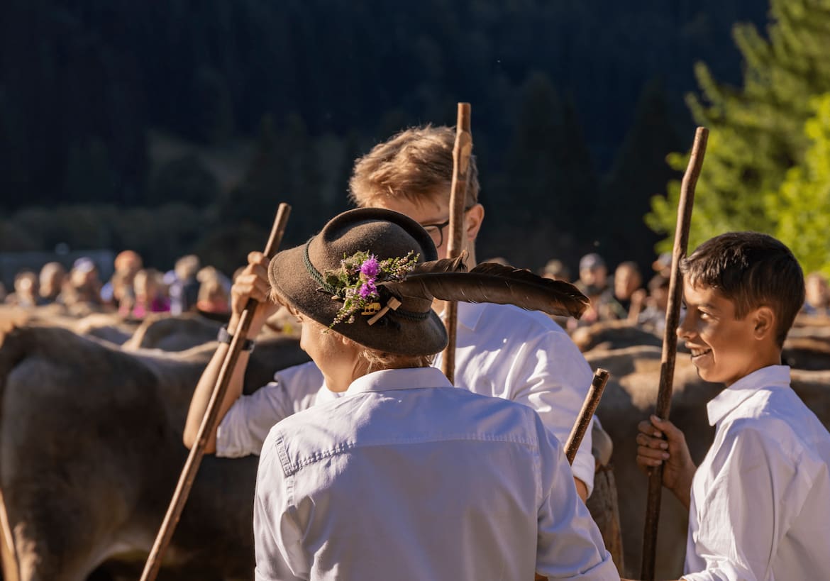 Der Viehscheid im Kleinwalsertal findet jedes Jahr im September statt.
