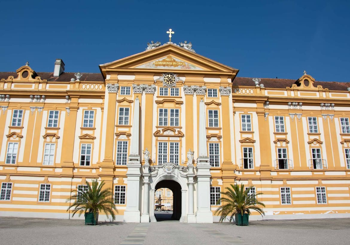 Ausflug, Stift Melk, Eingangsbereich