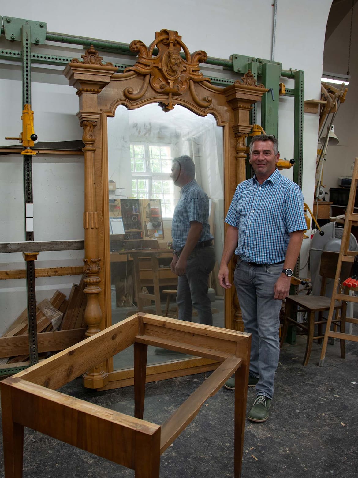 Ausflug, Stift Melk, Tischlerei