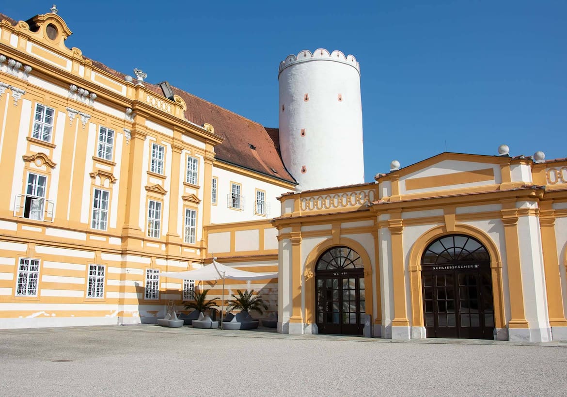 Ausflug, Stift Melk, Eingangsbereich