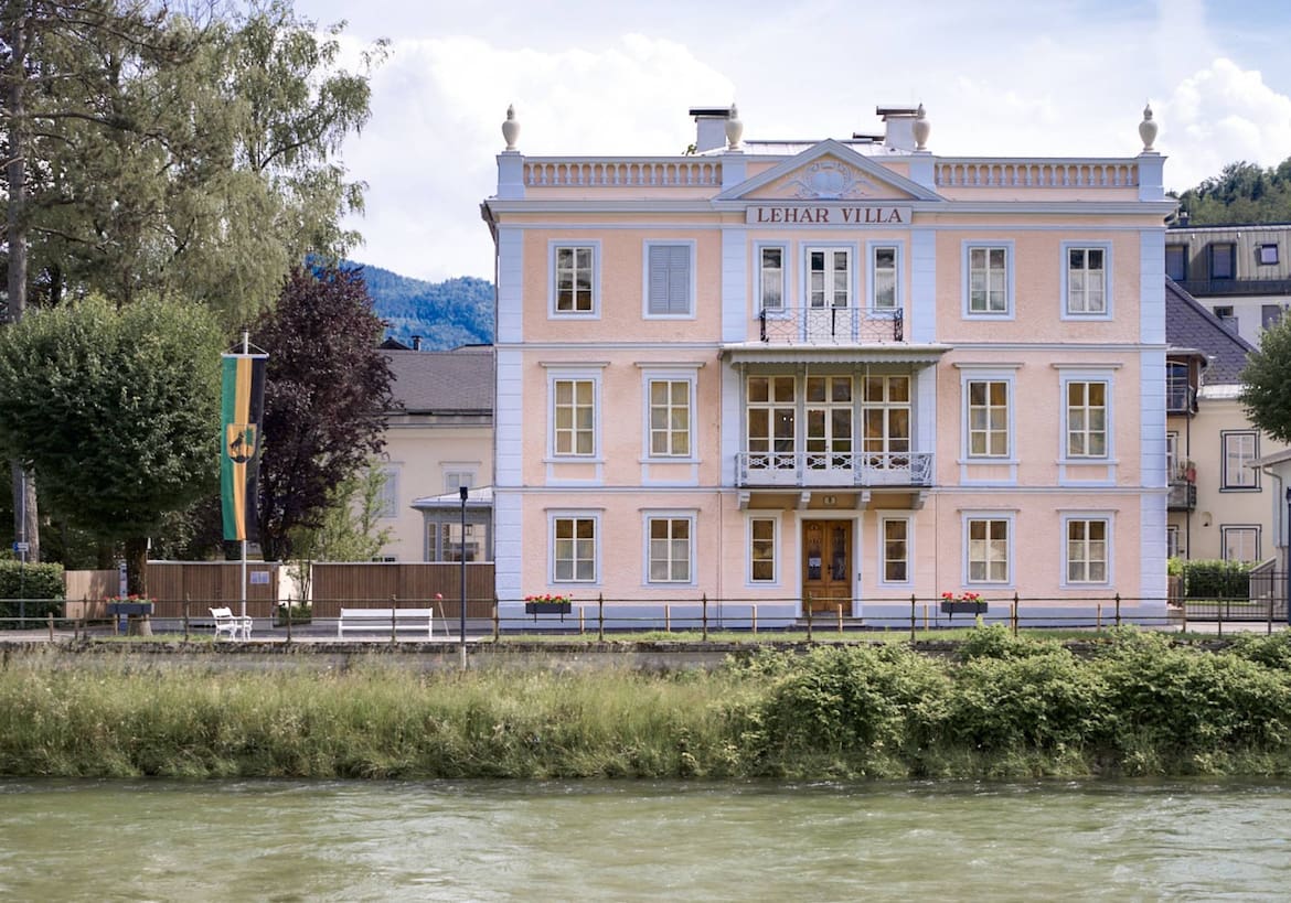 Lehárvilla in Bad Ischl direkt am Ufer der Traun