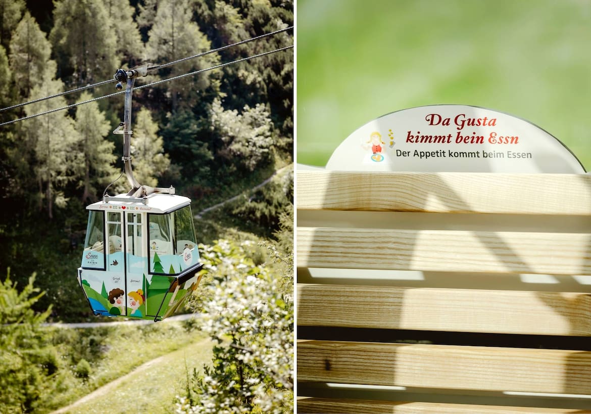 Servus-Gondel auf der Katrin Alm