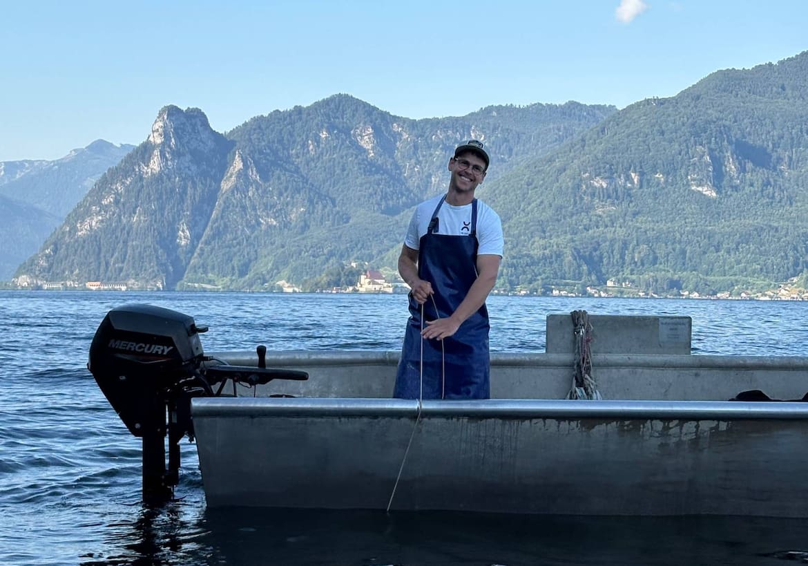 Fischen am Traunsee mit Benjamin Mayr
