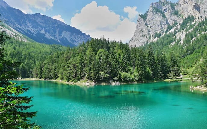 Türkise Seen in Österreich: Grüner See (Bild: Pixabay)