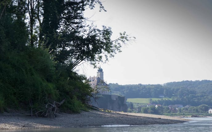 Wachau, Donau, Badeplatz, Schönbühel