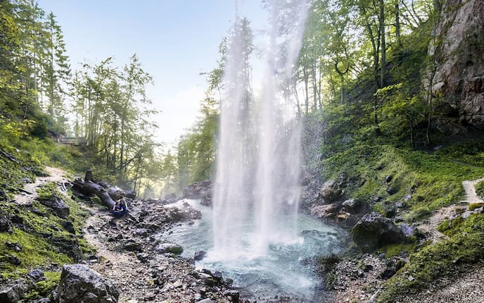 Wildensteiner Wasserfall, Wasserfälle in Österreich, Wasserfälle in Bayern, Ausflugsziele Österreich, Ausflugsziele Bayern, Wasserfall