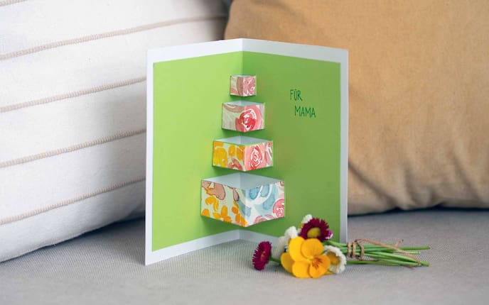 3D-Grußkarte basteln (Bild: Anna Schober)