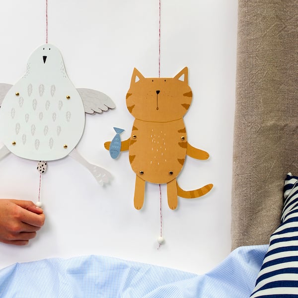 Hampeltier, Katze, Huhn, Basteln, Kinder