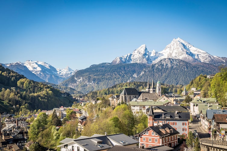 Das historische Zentrum von Berchtesgaden.