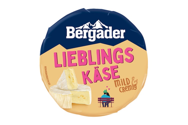 Zu sehen ist der Bergader Lieblingskäse.