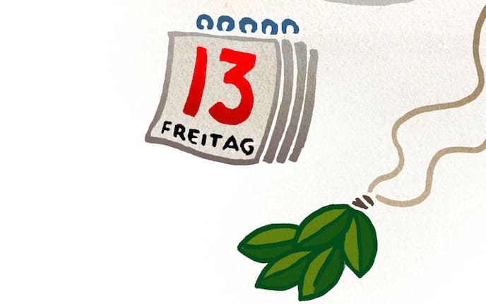 Freitag der 13., Aberglaube, Pech