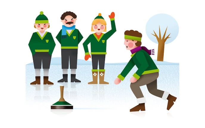 Eisstockschießen, Regeln, Geschichte