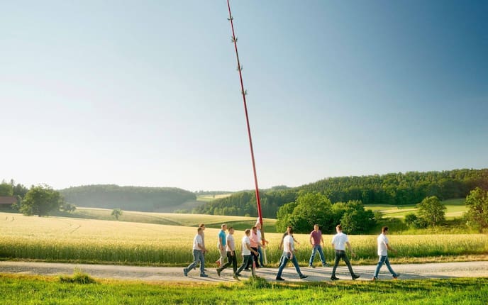 Kerzenwallfahrt von Holzkirchen zum Bogenberg