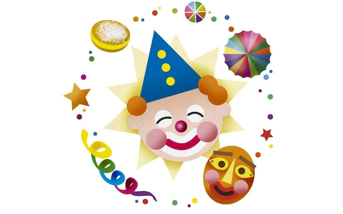 Fasching, Faschingsnarr, Clown, Mundart, Quiz, Servus