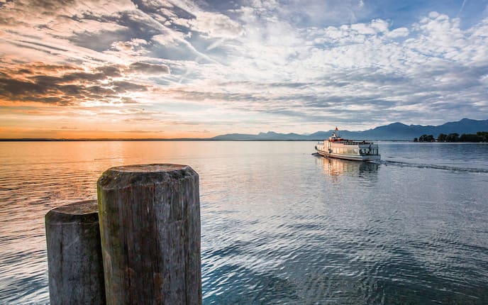Schiff auf dem Chiemsee