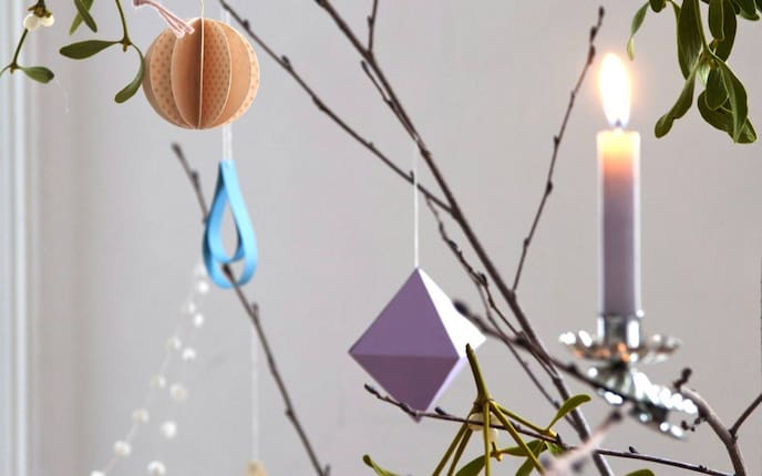 Winterlicher Papierschmuck, Servus, Basteln