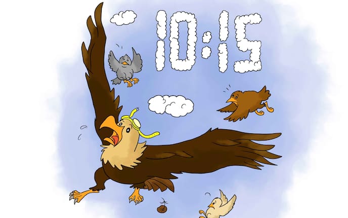 Servus Kinder, Test, Pünktlichkeit